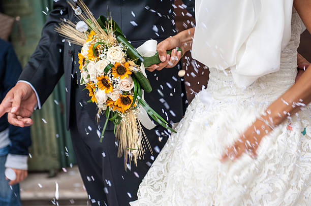 Bouchet wedding stock photo