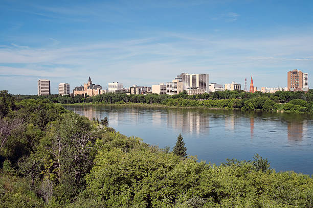 istock Downtown Saskatoon Skyline Along South Saskatchewan River in Summer 501613179