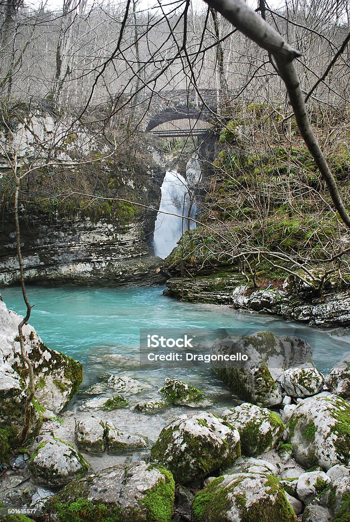 Cascata sul fiume Kozjak - Foto stock royalty-free di Acqua