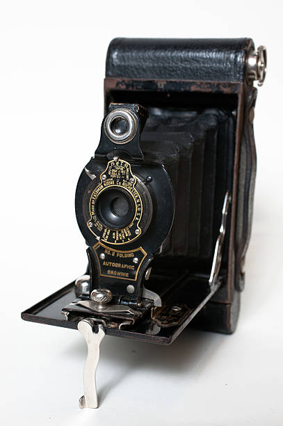 Vintage Eastman Kodak No. 2 Folding Autographic Brownie Camera stock photo