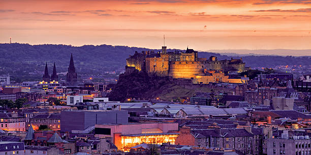 istock Panorama of Edinburgh Cityscape 501618486