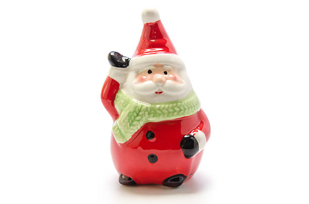istock santa claus doll on white background , christmas ornament 501618502