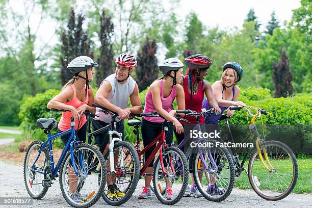 Outdoor Biking Stock Photo - Download Image Now - 20-29 Years, 30-39 Years, Active Lifestyle