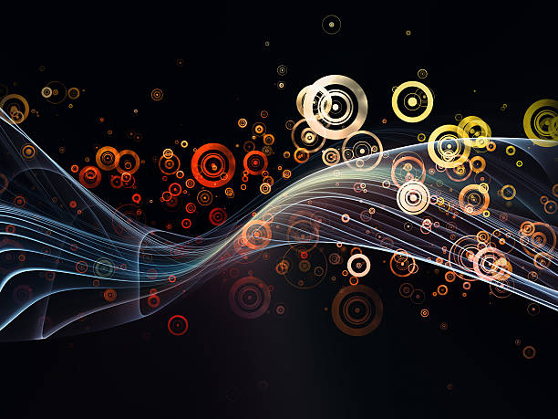 Visualization Of Fractal Waves Stock Photo - Download Image Now