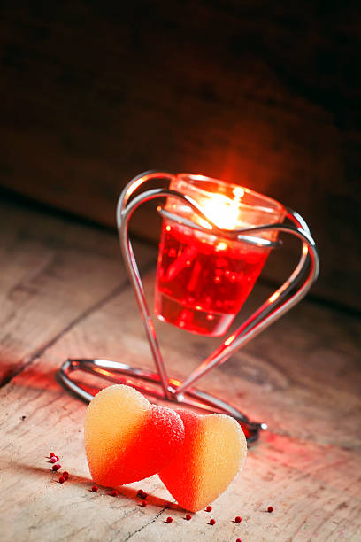 istock Valentine's Day composition with sweet hearts 501619148