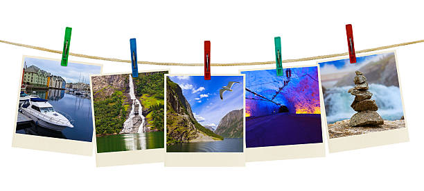 istock Norway travel photography on clothespins 501622176