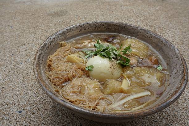 istock Fish maw in chicken broth 501627978