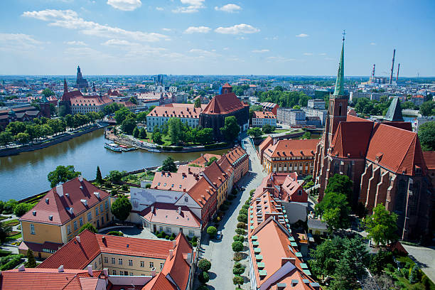 istock Aerial view of Wroclaw, Poland 501628144