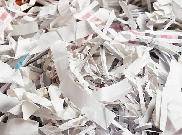 istock closeup of the shredded document paper 501630272