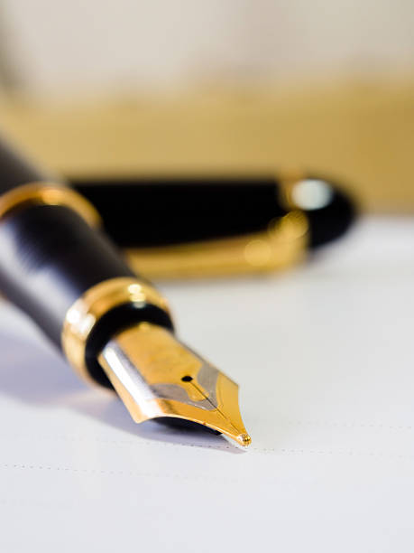 istock Fountain pen  shot with shallow depth of field 501630868