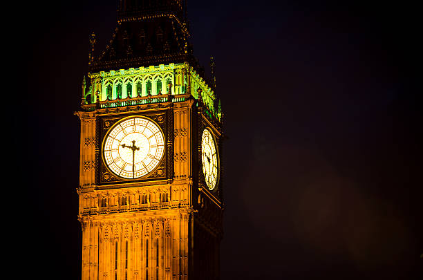 istock Big Ben Clock Tower in London, England at night 501631692