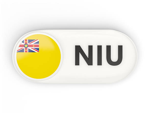 istock Round icon with flag of niue 501641510