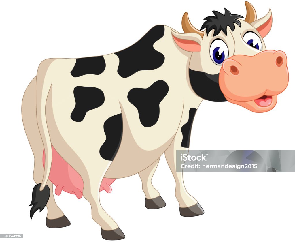 cute cow cartoon illustration of cute cow cartoon Cartoon stock vector