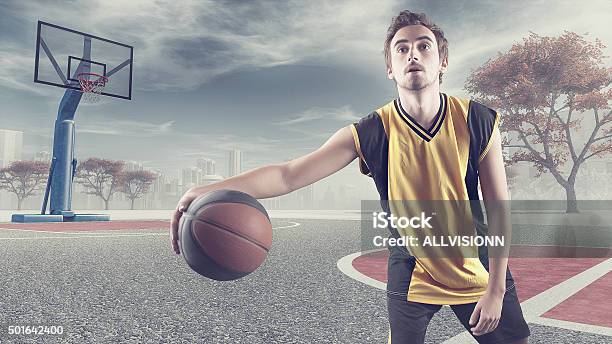 Young Playing Basketball Stock Photo - Download Image Now - 2015, Active Lifestyle, Activity