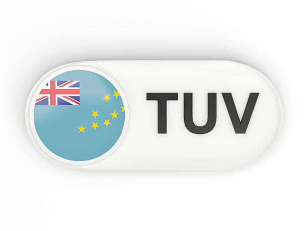 istock Round icon with flag of tuvalu 501643780