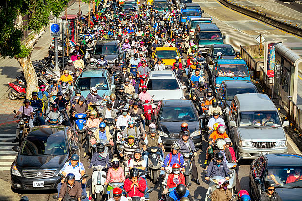 Commuters in Taipei - Taiwan