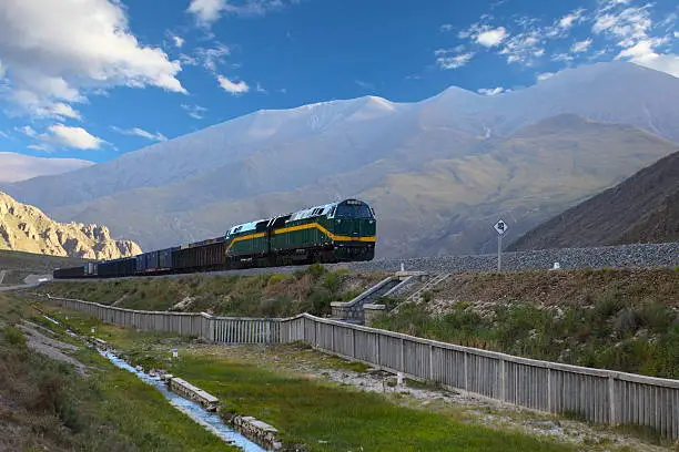 train, shot in Tibet