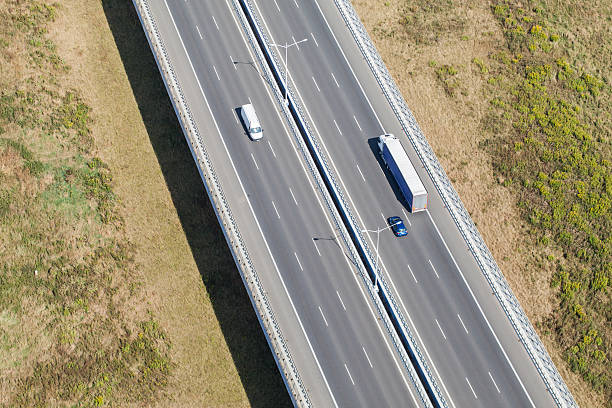 istock aerial view of highway 501645110