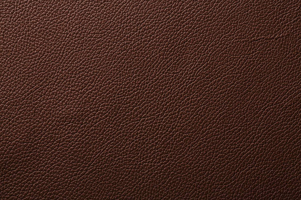 Natural dark brown leather texture Natural pattern stock photo