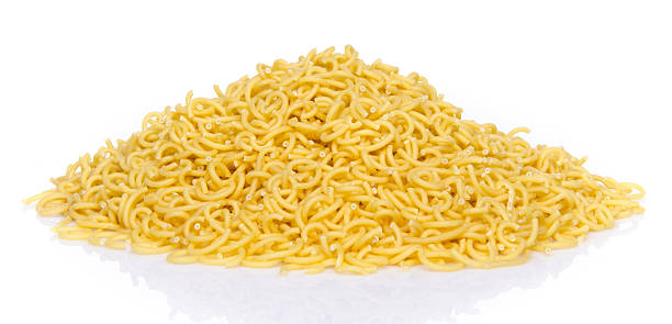 istock Mound of uncooked short spaghetti 501646387