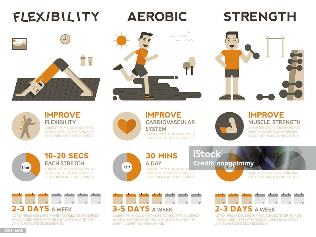 Exercise Informatial Exercise Infographic Stock Illustration - Download Image Now - 2015 ...