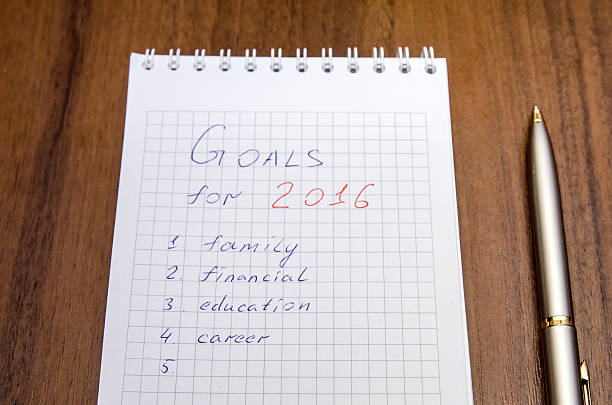 istock New year's resolutions written on notepad on wooden table 501648250