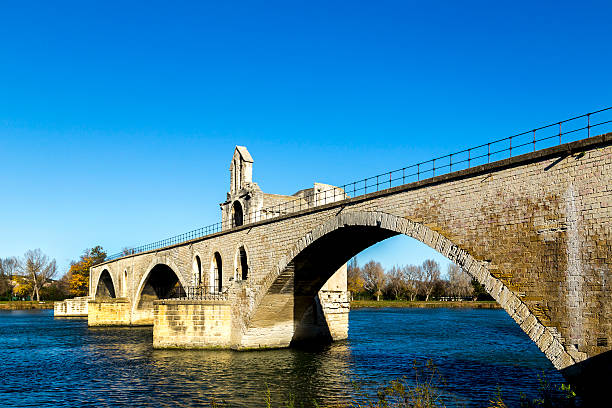 istock Pont d'Avignon,  famous medieval bridge in avignon 501651984