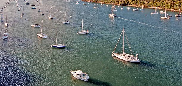 istock Boats moored in a bay in summer 501652552