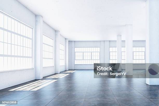 White Hall Stock Photo - Download Image Now - Empty, Backgrounds, No People