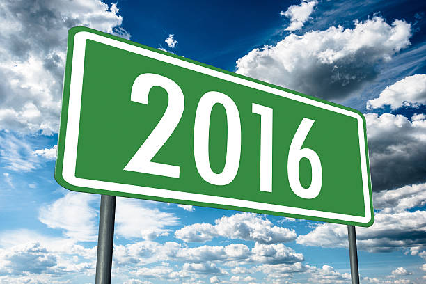 istock information New year 2016 street sign 501653128