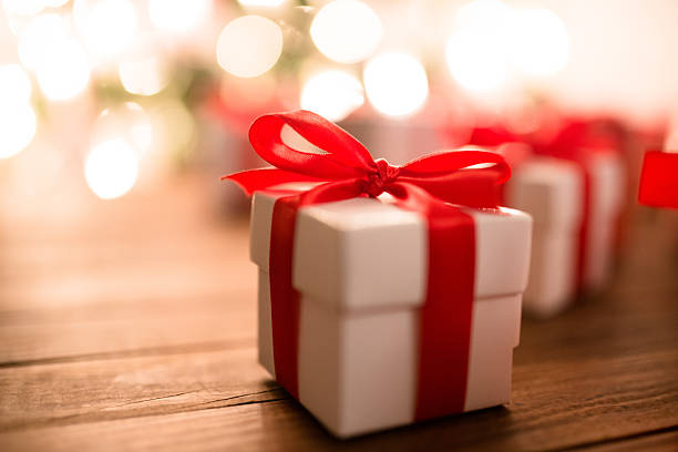 istock christmas gift on wooden copyspace 501654202