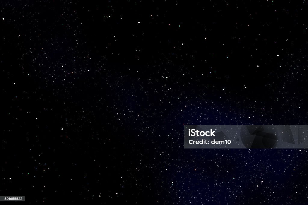 Campo stellato di notte - Foto stock royalty-free di Stella