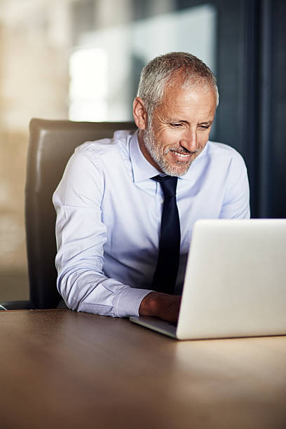 istock He's always the first one in the office 501655814