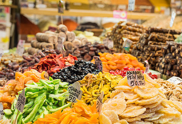 istock Famous turkish delights on the market 501666428