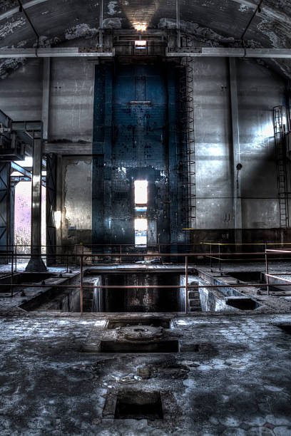 mine pit trollay repair station main hall