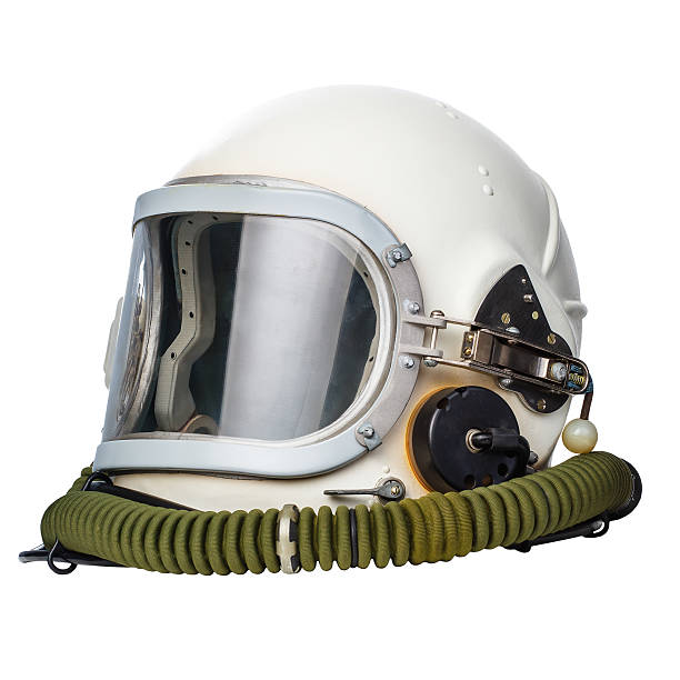 istock Astronaut/pilot helmet isolated on a white background. 501667075