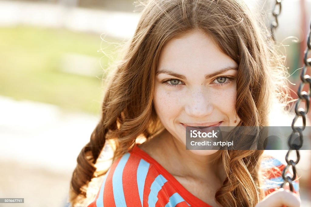 beautiful girl outdoor beautiful young girl standing outdoor 16-17 Years Stock Photo