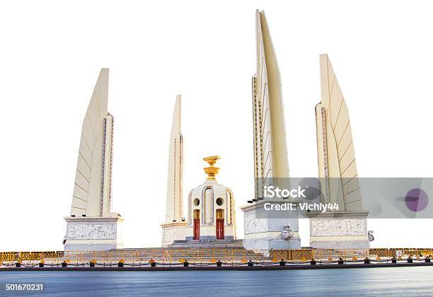 Thailand Democracy Monument Stock Photo - Download Image Now - Architectural Column, Architecture, Armed Forces