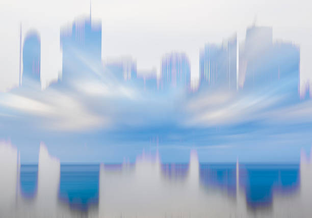 istock Abstract Image of cityscape 501670252