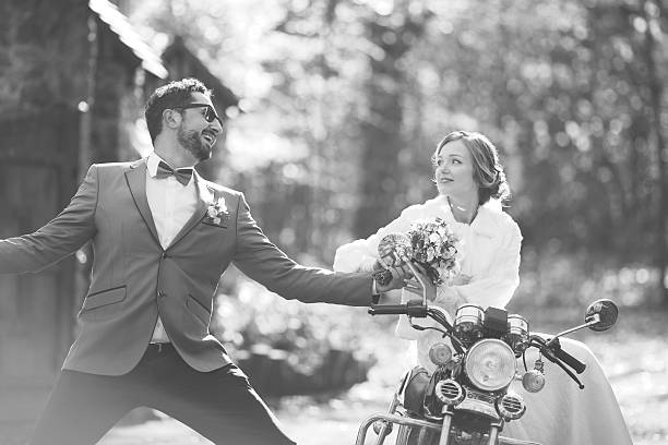 istock Groom and bride on wedding day. 501670675
