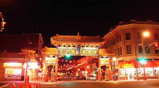 istock China town gates at night 501671743