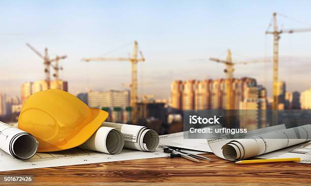 Konzept Der Bau Und Design Stockfoto und mehr Bilder von Baugewerbe - Baugewerbe, Ingenieur, Bauarbeiter