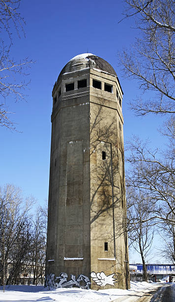 istock Water tower in Shchyolkovo. Russia 501673822