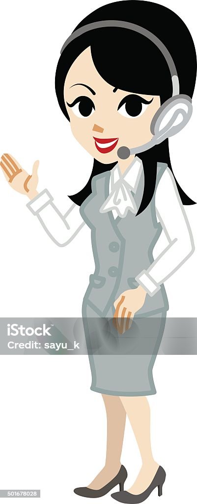 Operator Explaining Explaining Operator Stock Illustration - Download Image Now - Hands ...