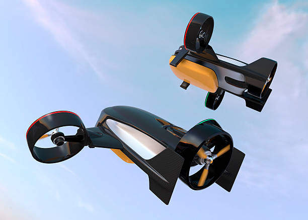 istock Hybrid drone with two mode for fast delivery concept 501678356