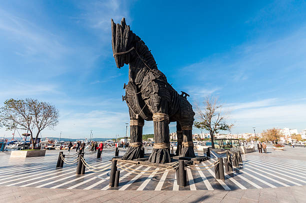 canakkale, turquia - çanakkale city imagens e fotografias de stock