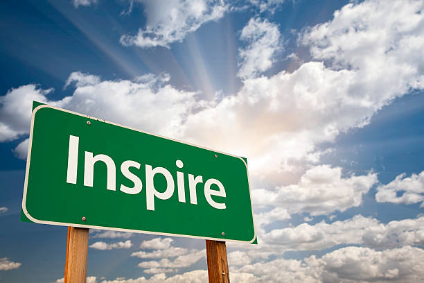 istock Inspire Green Road Sign 501684915