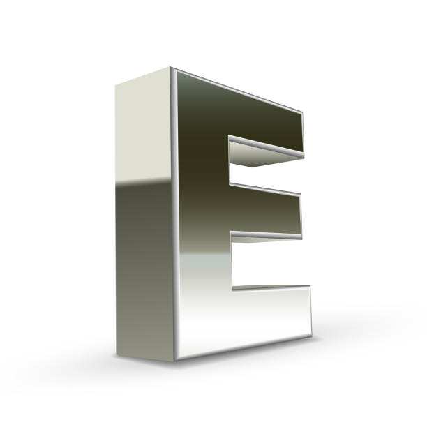 140+ 3d Metal Letter E Stock Illustrations, Royalty-Free Vector ...
