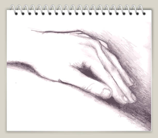 istock Hand Drawing on Art Sketcbook royalty free vector art 501688951