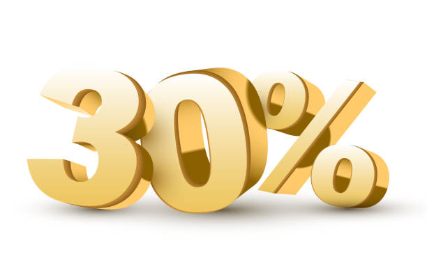istock 3d shiny golden discount collection - 30 percent 501689897